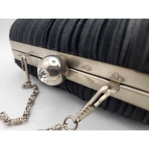 Vintage Jewel‎ Snap Purse Crossbody Chain Black